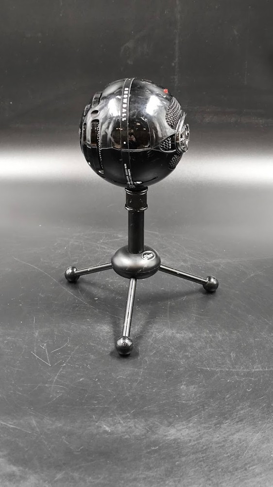 Blue Snowball USB Microphone Used Working Black