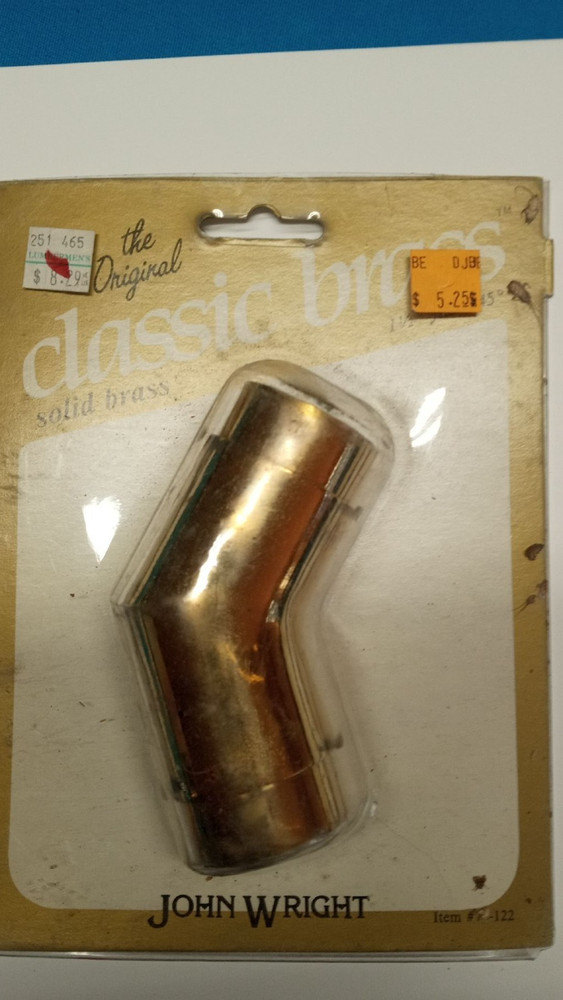 Cast Solid Brass Foot Rail  STEP RAIL FLUSH 45 DEGREE  POLISHED NEW 1 1/2  Inch