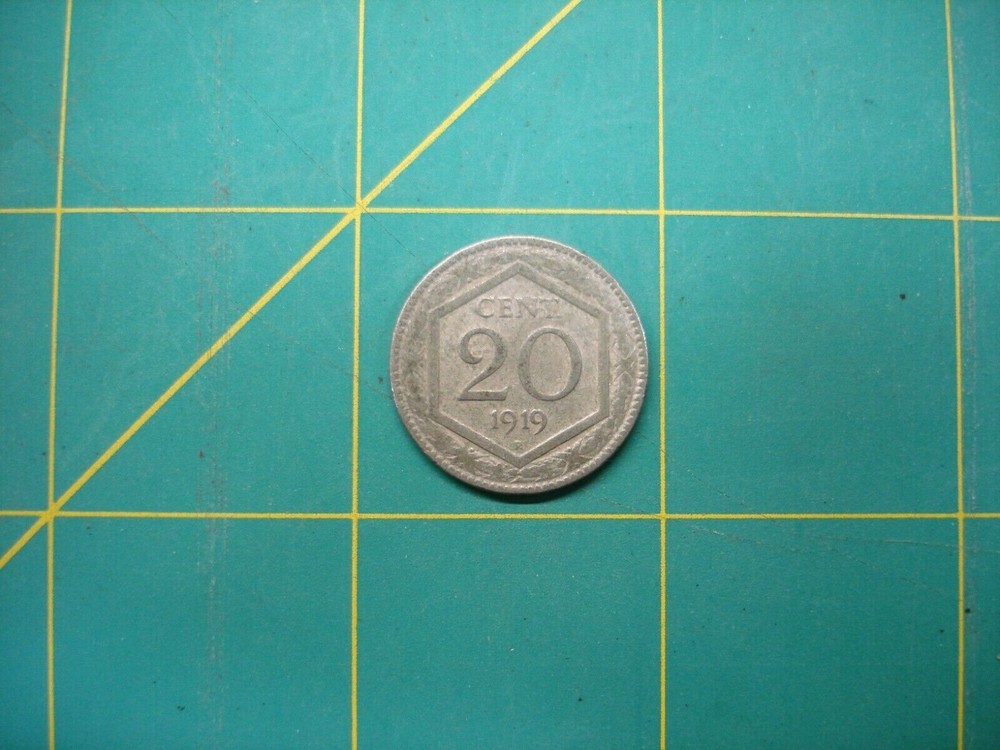 1919 ITALY 20 CENT VERY NICE CONDITION