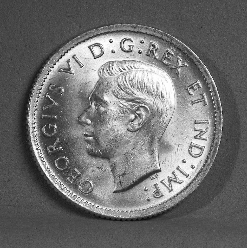 CANADA  1937 25 CENTS UNCIRCULATED