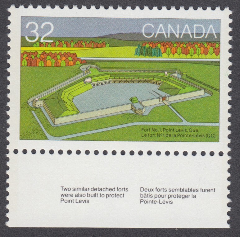Canada - #990 Canadian Forts - MNH