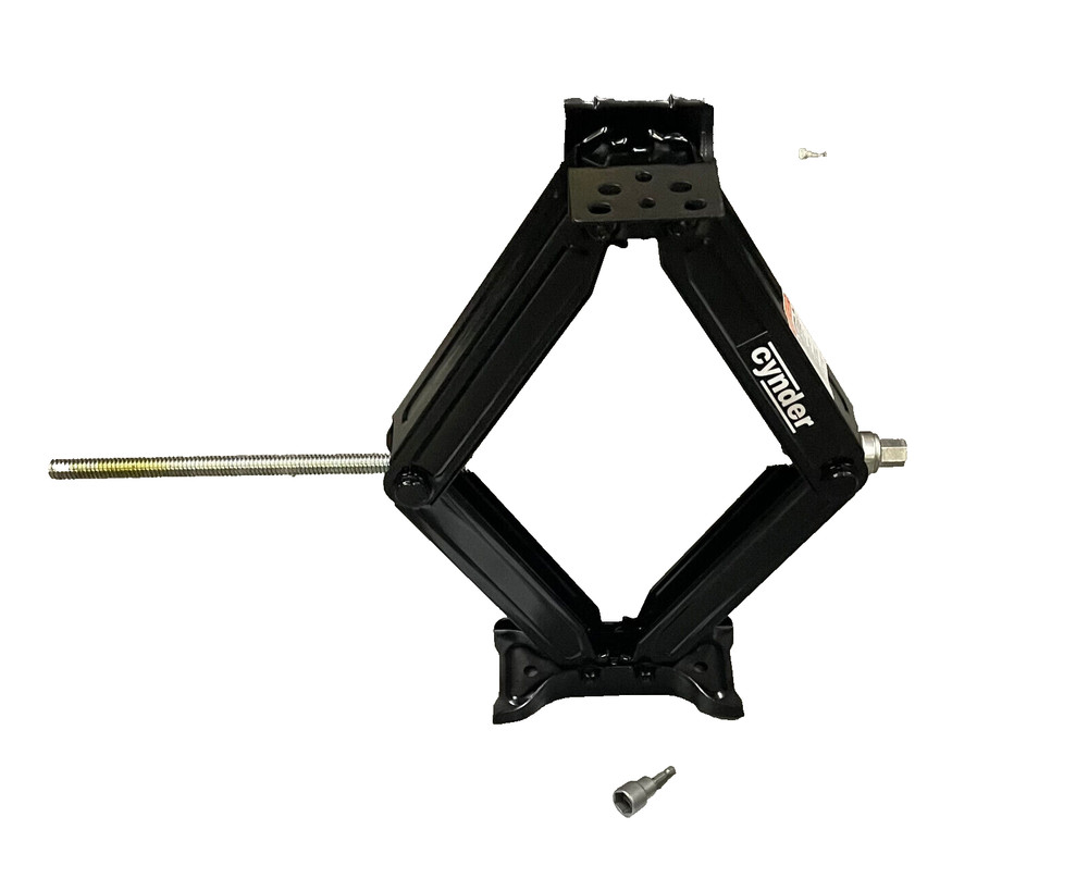 RV Stabilizer Leveling Scissor Jack 24" 5000lbs & FREE 3/4" Drill Adapter