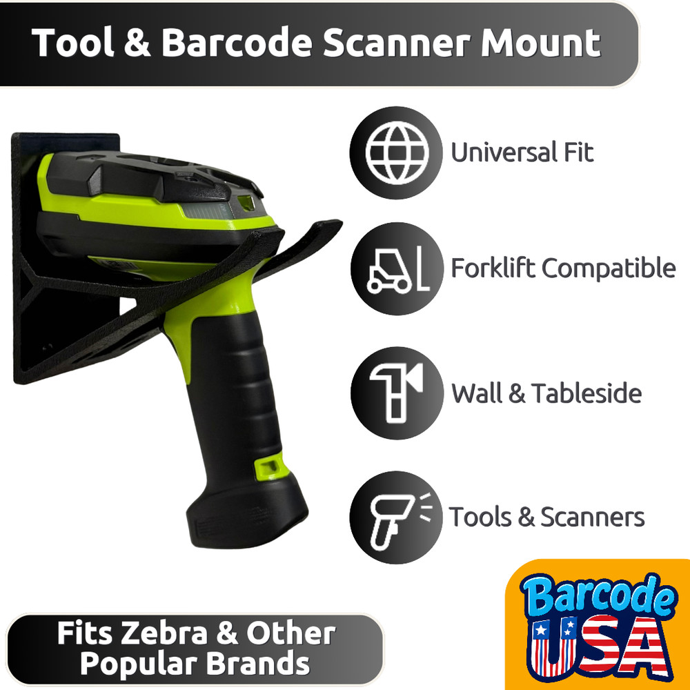 ✅Forklift & Wall Mount for Zebra Barcode Scanners, Tools, for Work/Warehouse!🔥⭐