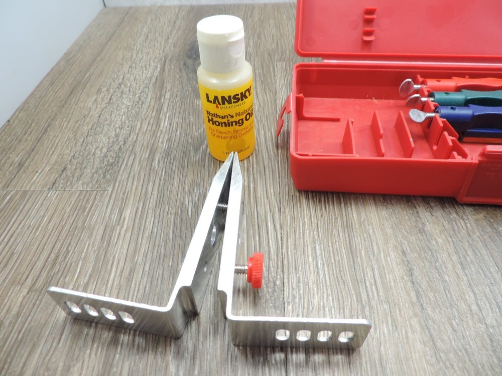 Lansky LS Sharpener Red Box 3 Stones