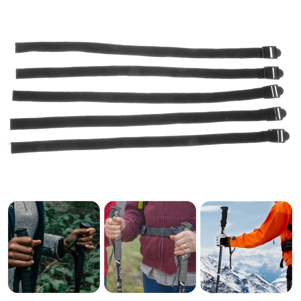 5PCS Stick Strap Trekking Pole Strap Replacement Ski Poles Wrist Straps
