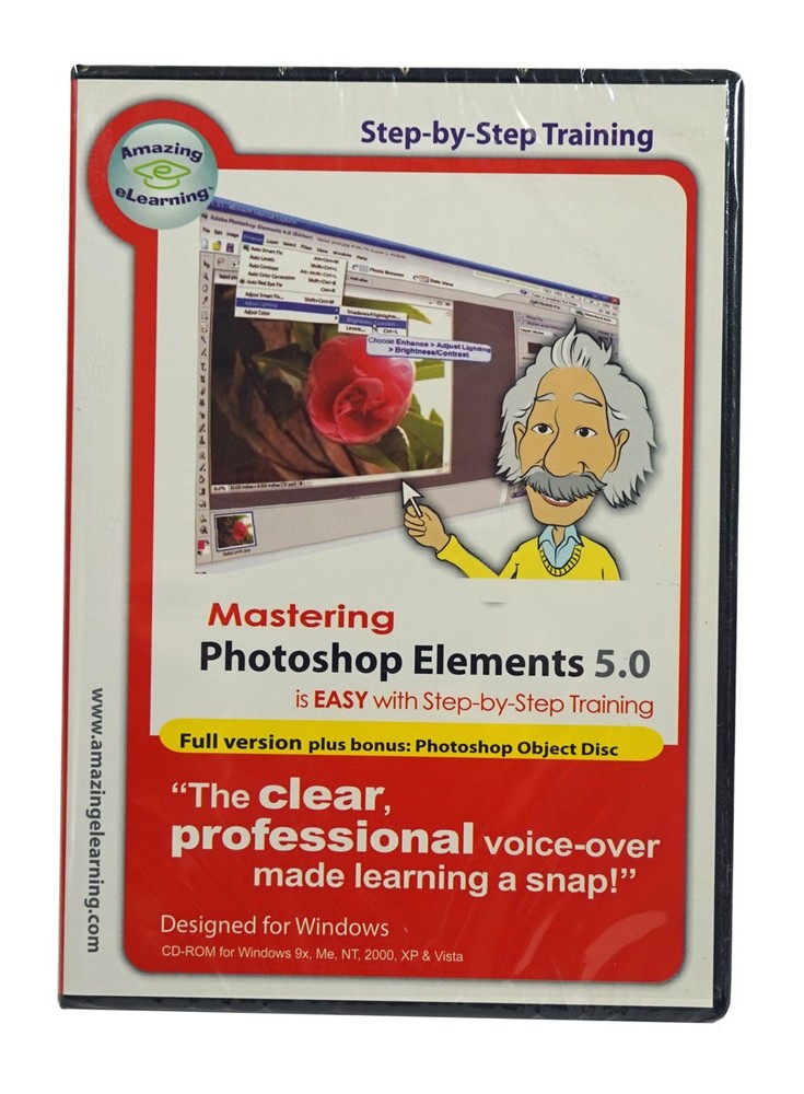 Mastering Adobe Photoshop Elements 5.0 Tutorial CDRom - Step-by-Step Training