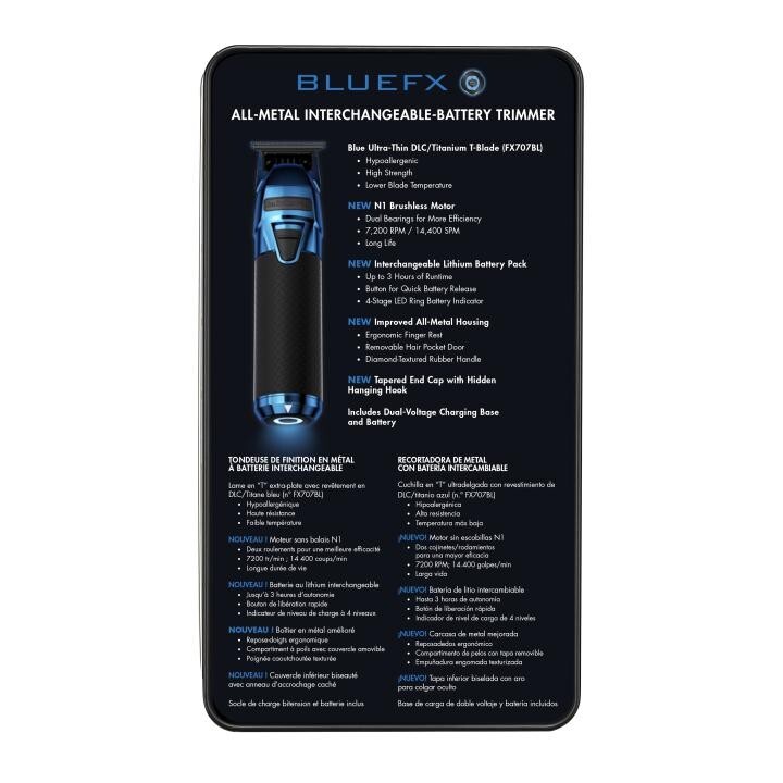 BaBylissPRO FXONE BLUEFX Cordless Trimmer | FX799BL