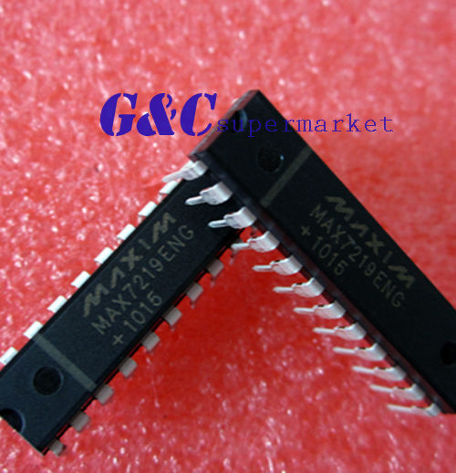 50PCS MAXIM MAX7219CNG DIP-24 LED Display Driver IC