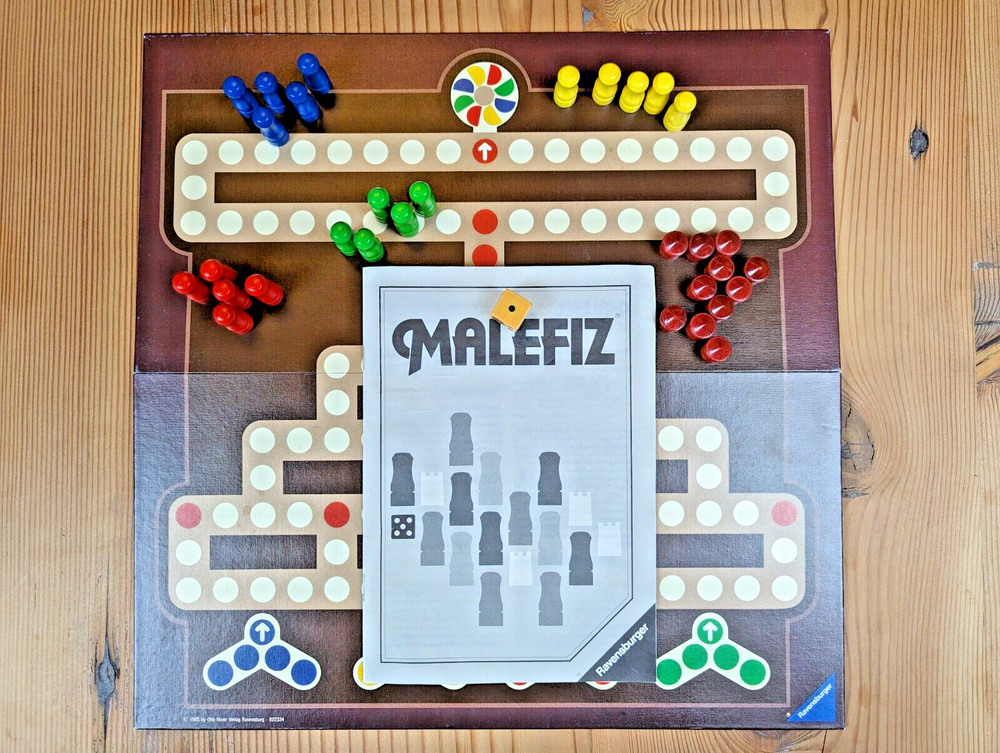 Vintage German Board Game Malefiz AKA Barricade - Ravensburger 1982 - EUC
