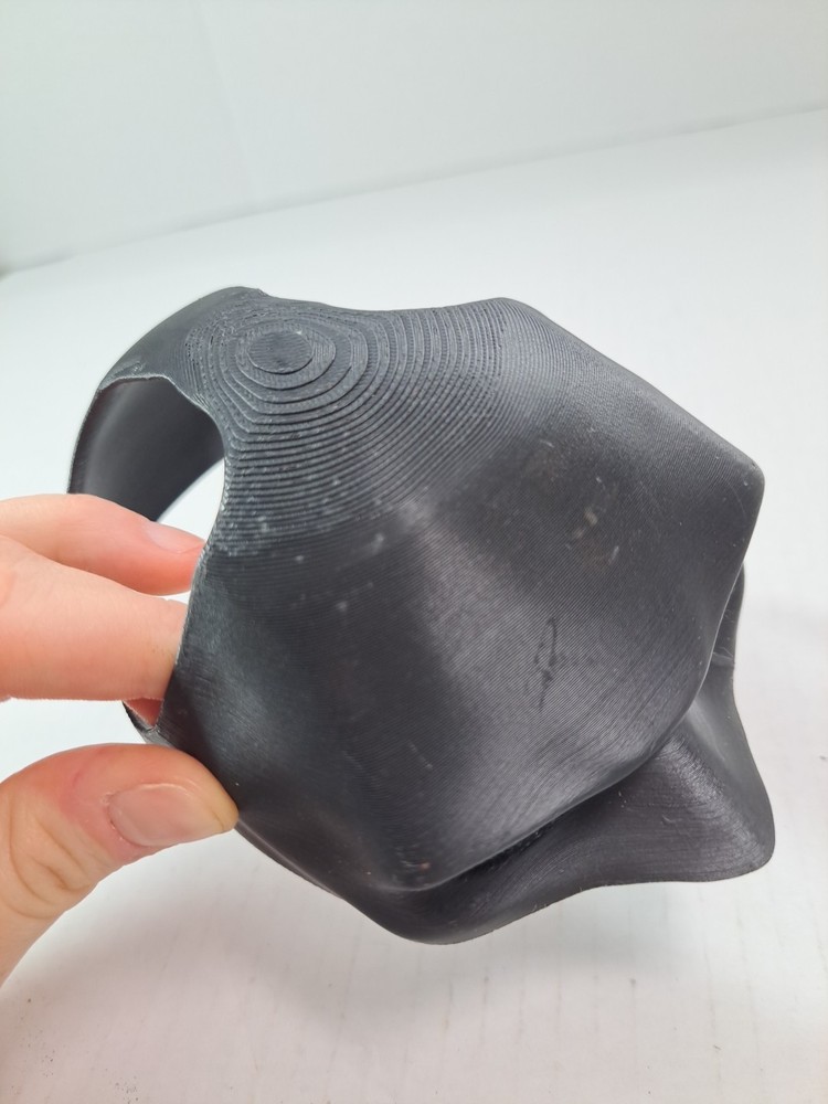 3D Printed Black Batman Cat Mask Funny