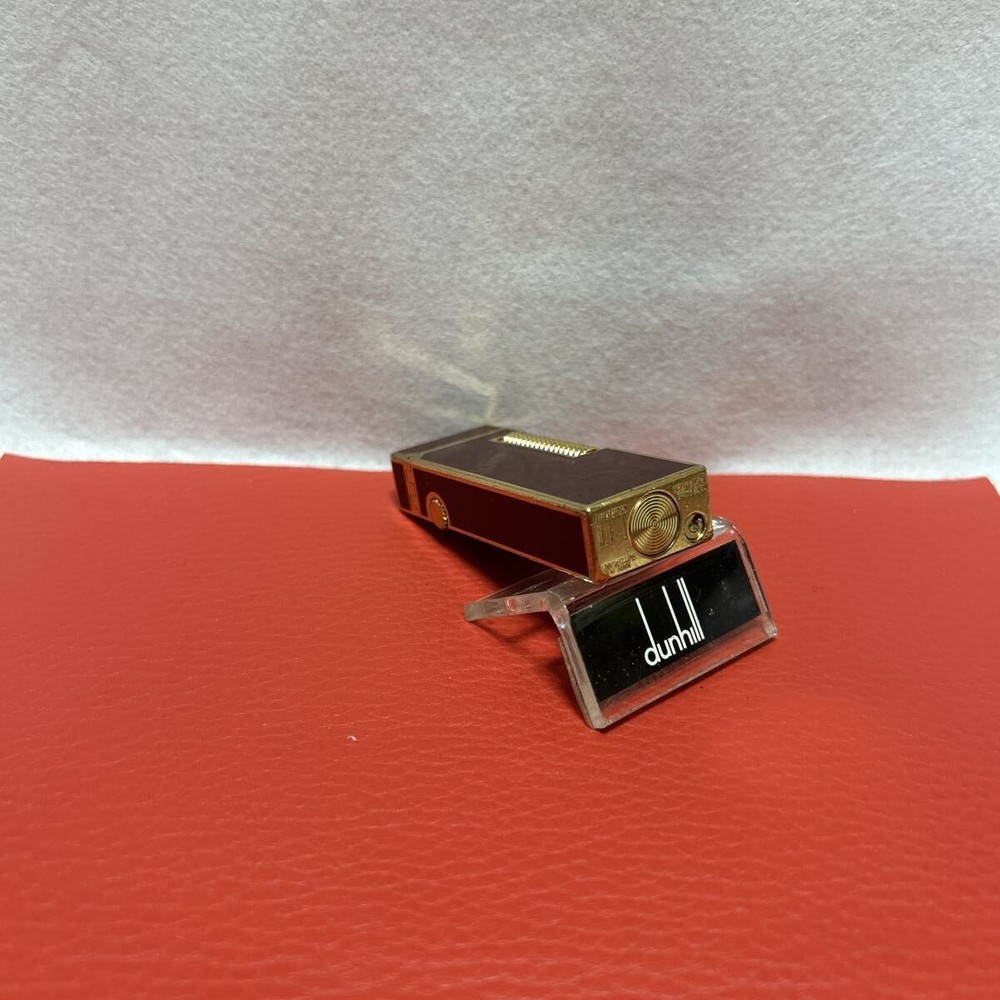 Overhauled Dunhill Rollagas lighter Bordeaux Gold without box