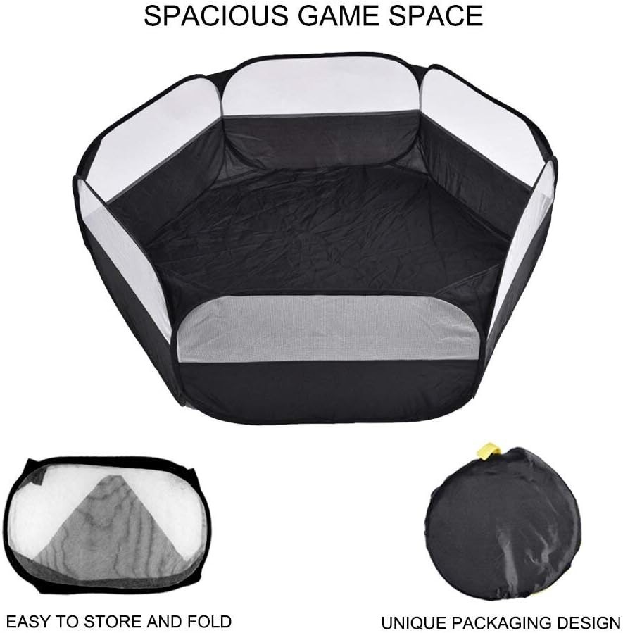 Lightweight Waterproof Pet Playpen - Fun & Secure Space for Small Animals