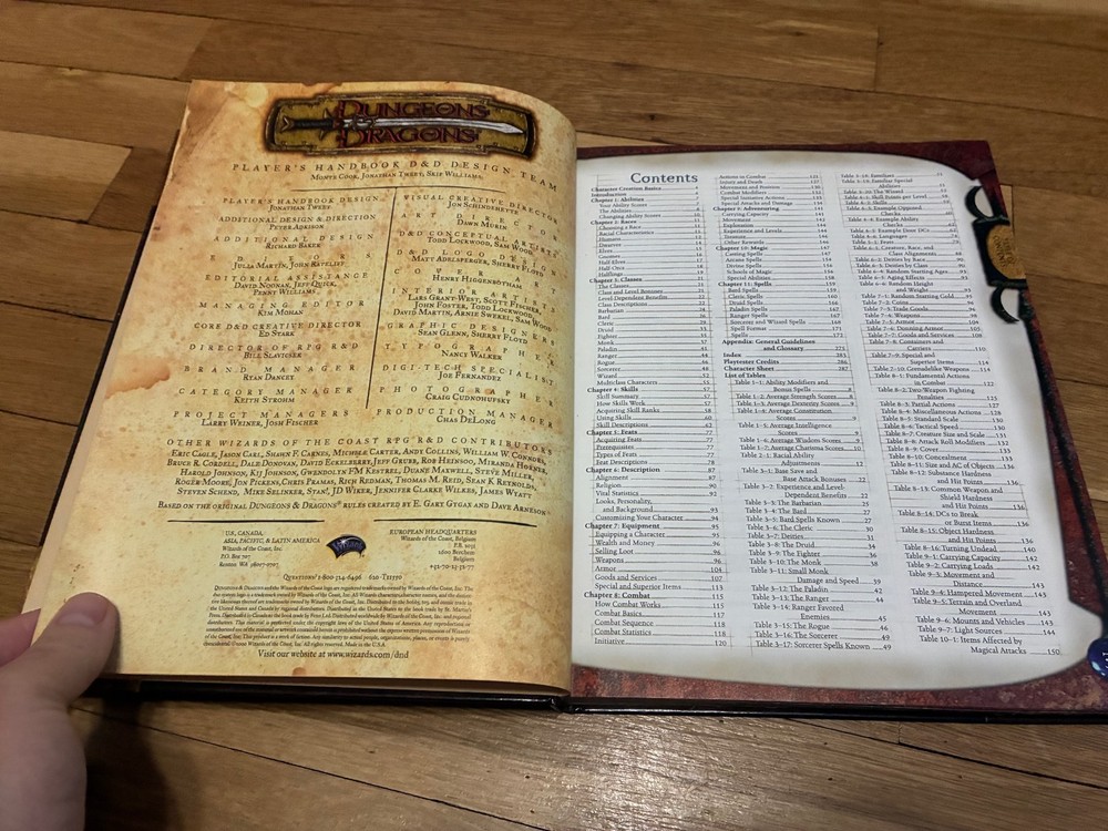 Dungeons & Dragons 3e Player's Handbook HC D20