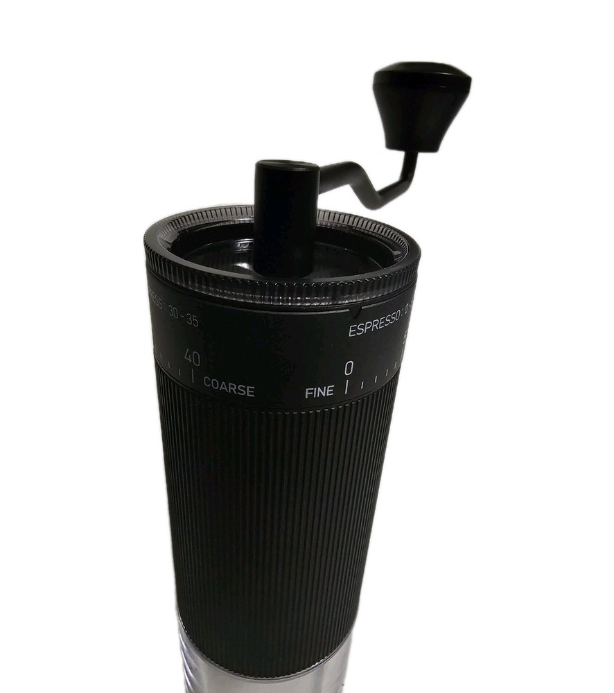 Manual Coffee Grinder Conical Burr Adjustable Hand Crank Portable