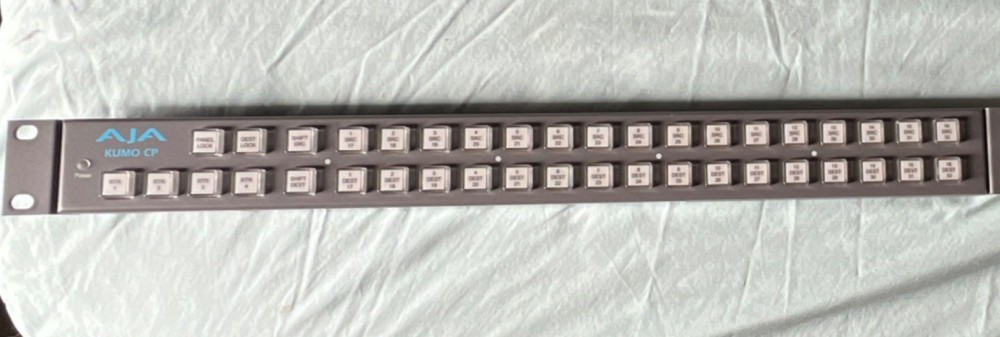 AJA KUMO CP Control Panel Rack-Mountable Rack Mount