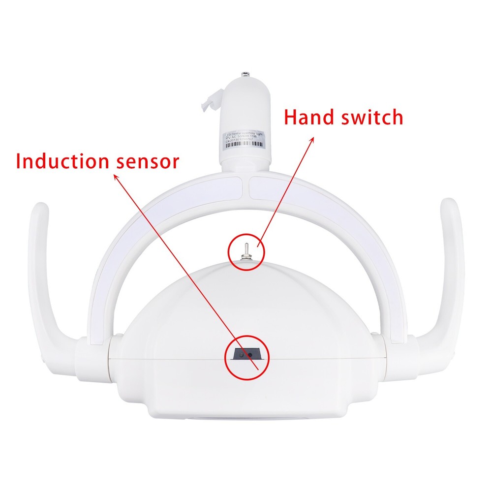 Dental Ceiling Mounted Induction Lamp 6 LED Shadowless Light Sensor Switch US