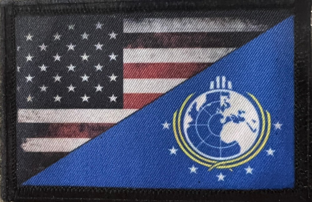 Super Earth/USA Flag Morale Patch