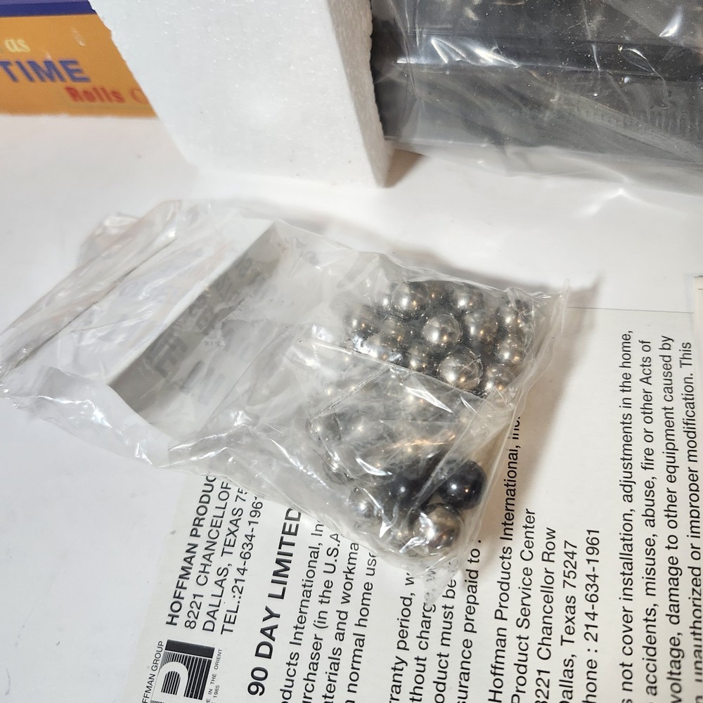 Time Machine Rolling Ball Kinetic Clock Hoffman Products DC Version New Open Box