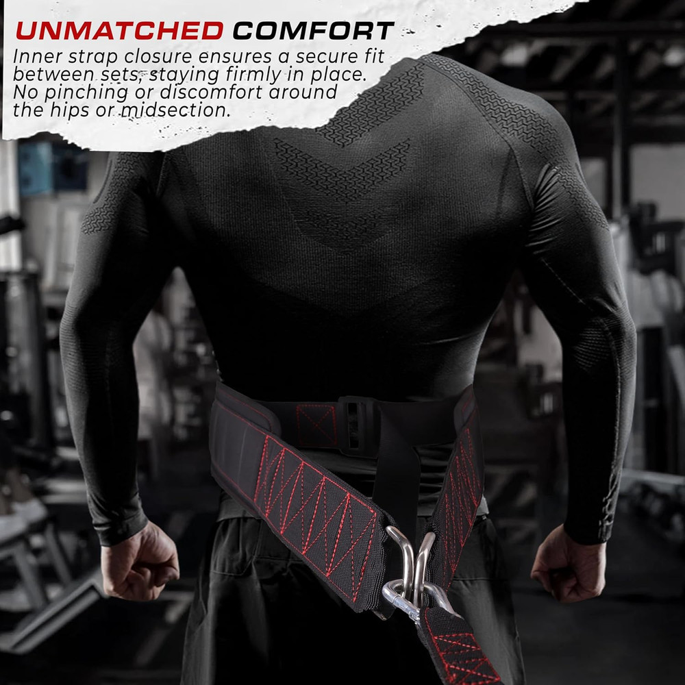 Adjustable Sled Pulling Belt with Straps and Hooks for Resistance Training