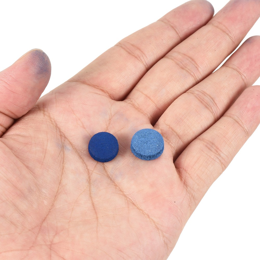12mm 13mm Billiard Stick Tips, 20pcs Replacement Tips, Blue