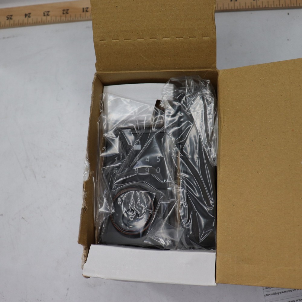 Adjustable Universal Square Compact Touch Electronic Deadbolt Zinc Aged Bronze