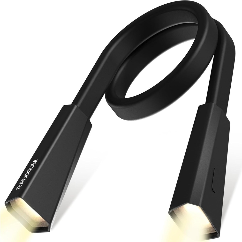 LED Neck Reading Light, Book Light for Reading in Bed, 2 Colors, 4 Brightness