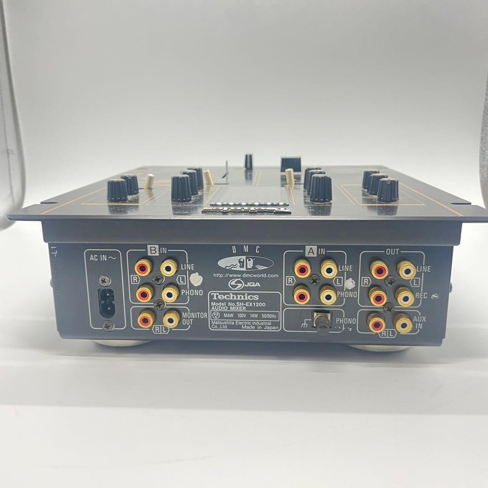Technics SH-EX1200 DJ Mixer Reverse Function RCA Input Club Audio Unit As-Is