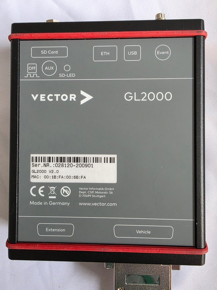 Vector GL2000 V2.0 CAN/LIN Data Logger