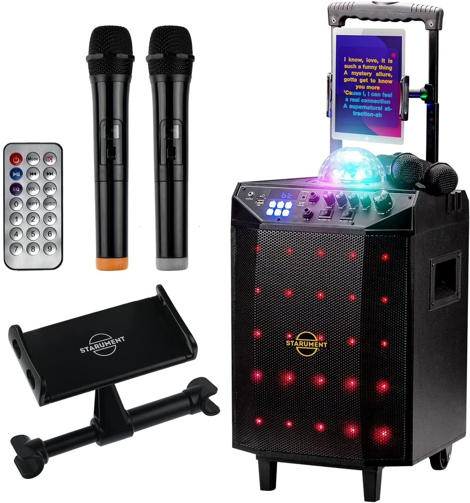Portable Karaoke Machine -Wireless Bluetooth Speaker System with USB