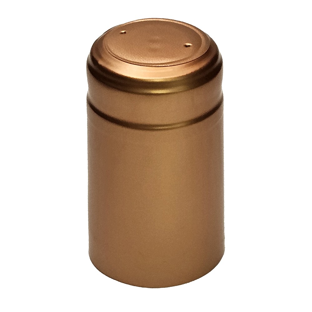 1 X Bronze PVC Shrink Capsules- 30 Per Bag
