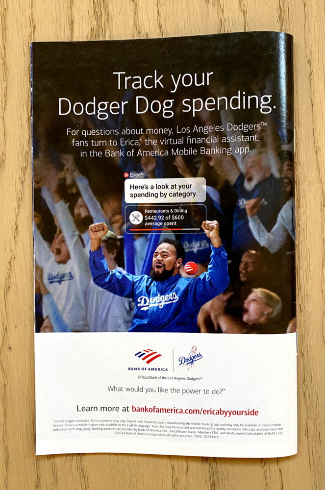 Los Angeles Dodger Insider 2024 Program Magazine Aug. 19-29 Volume 9