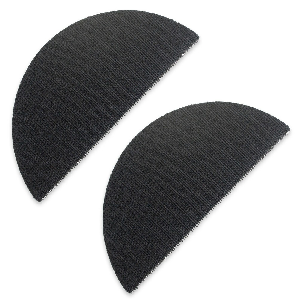6" Half Moon Hand Sanding Pad - Hook and Loop (2 Pack)