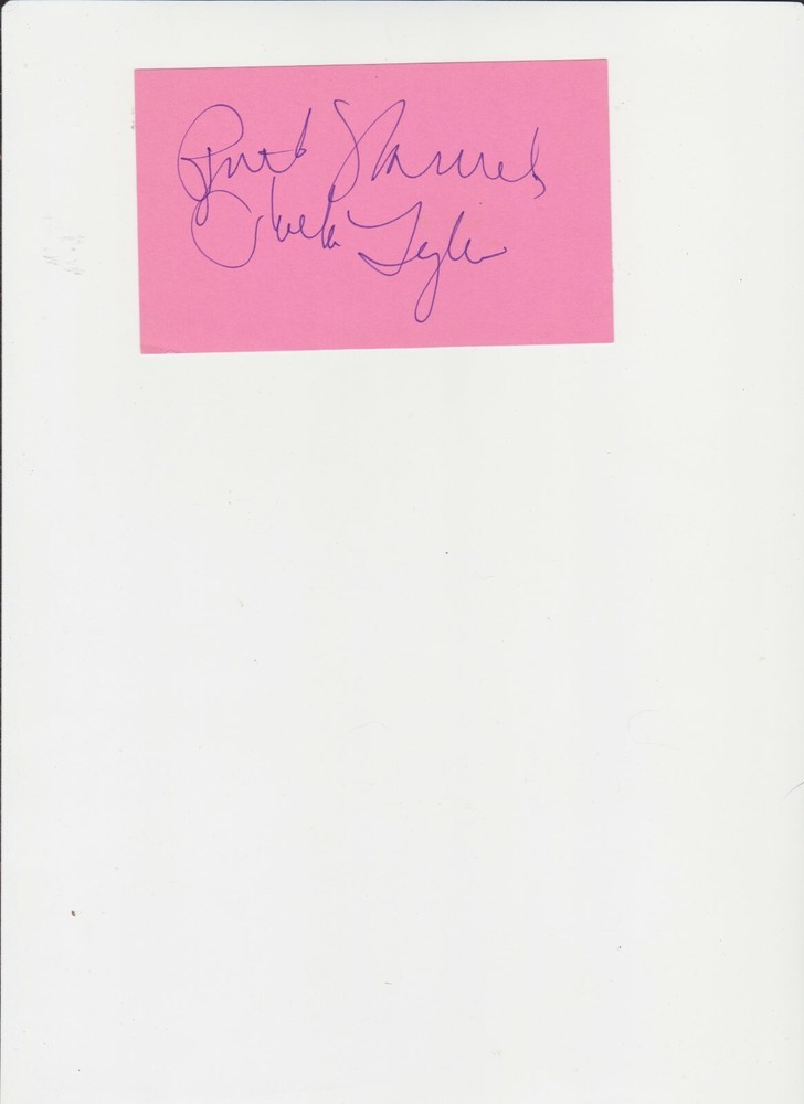RUTH WARWICK ACTRESS AUTOGRAPH ON INDEX CARD