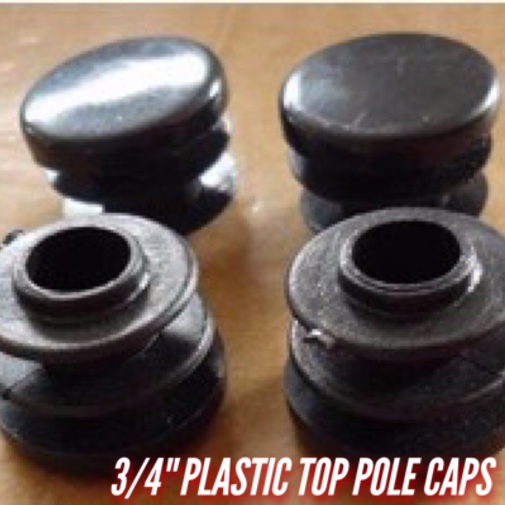 Wire Shelving Pole Caps - 4 Pack