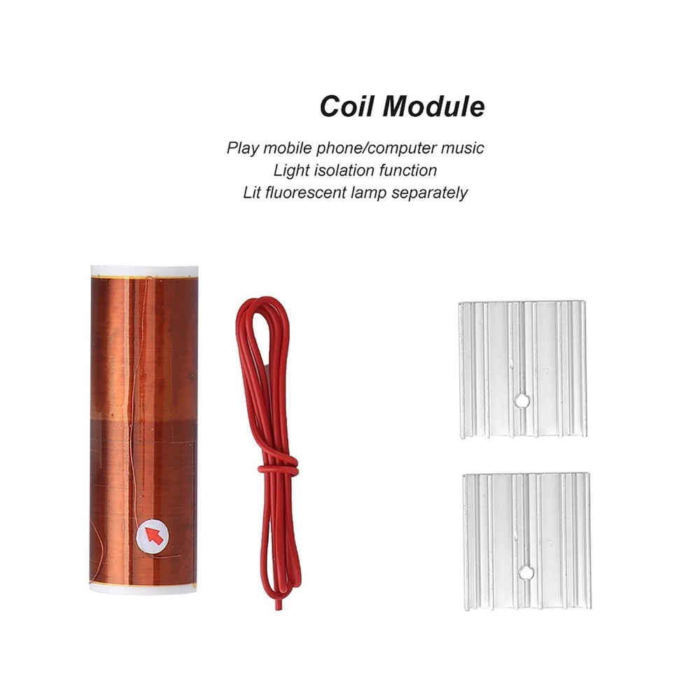 Coil Module Plasma Speaker Unassembled Mini DIY Electronic Kit Tool 15W DC