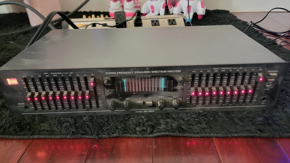 BSR EQ-3000 Stereo Frequency Equalizer - Working Good Vintage