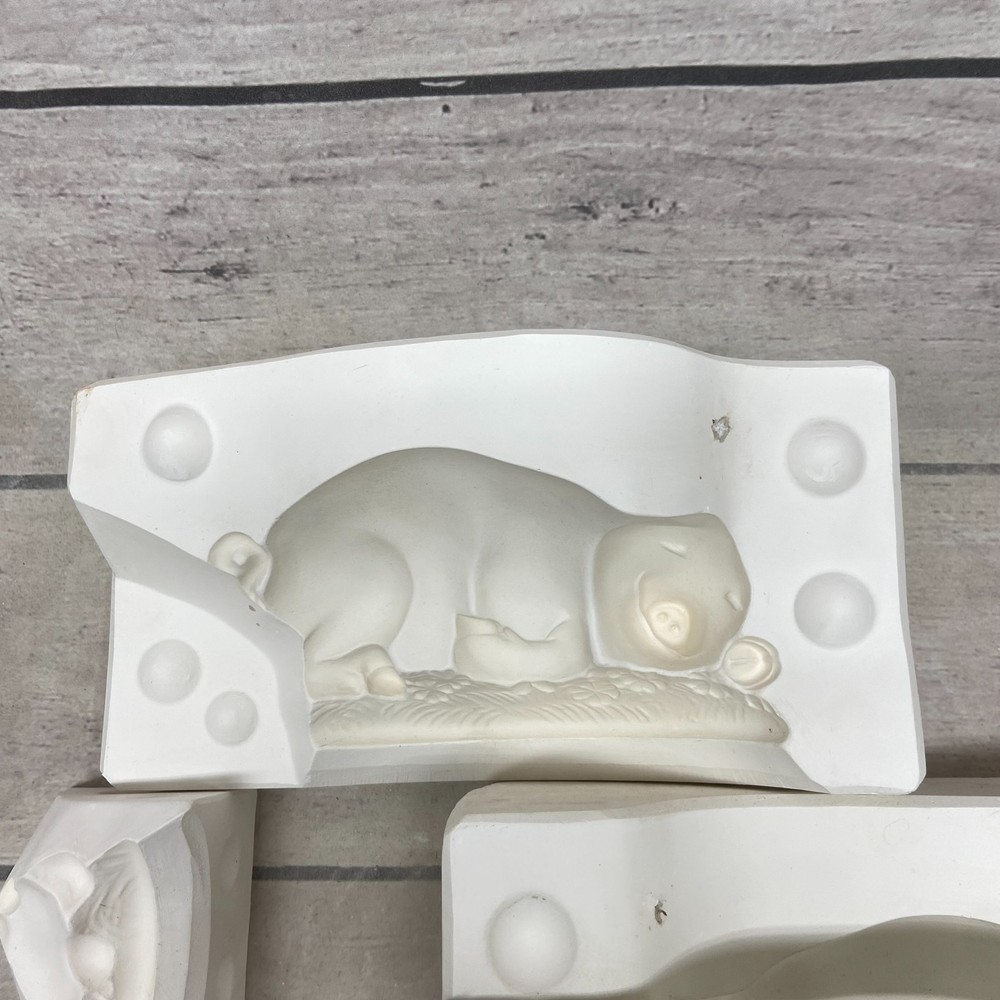 Schmid Ceramic Slip Casting Mold Sleeping Pig #1000