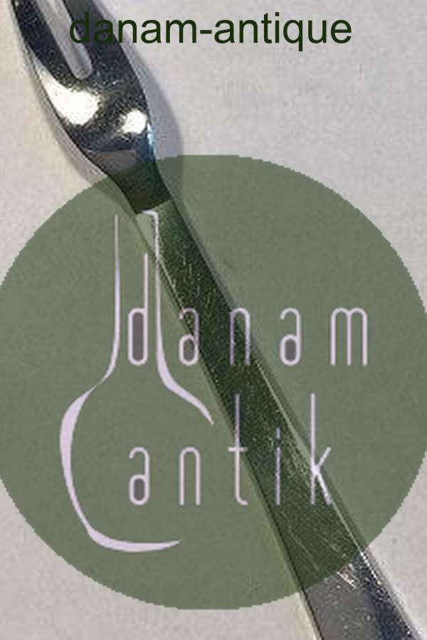 Georg Jensen Sterling Silver Pyramid Meat Fork/Server Fork No 143
