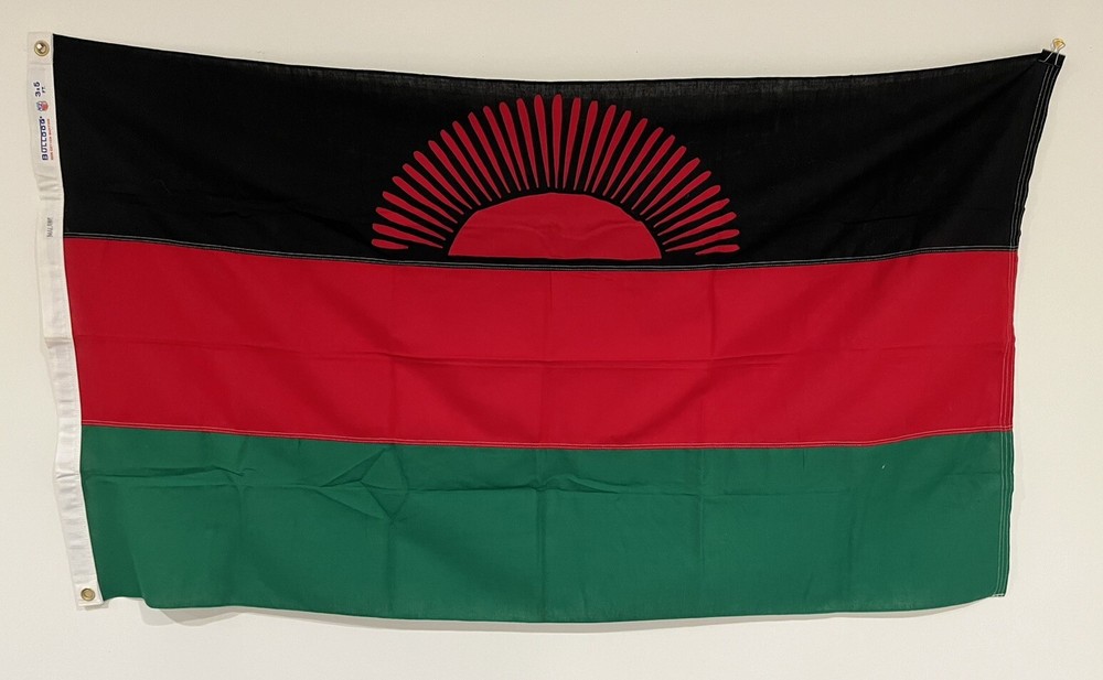 Vintage Cotton Malawi Flag