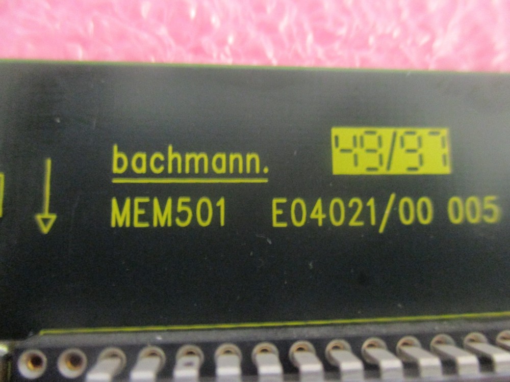 Bachmann Model: MEM 501/S Board <