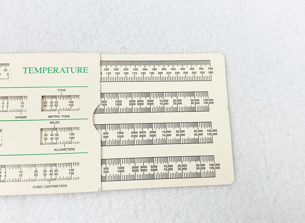 VINTAGE BURLINGTON AIR EXPRESS SLIDE RULE - 1993