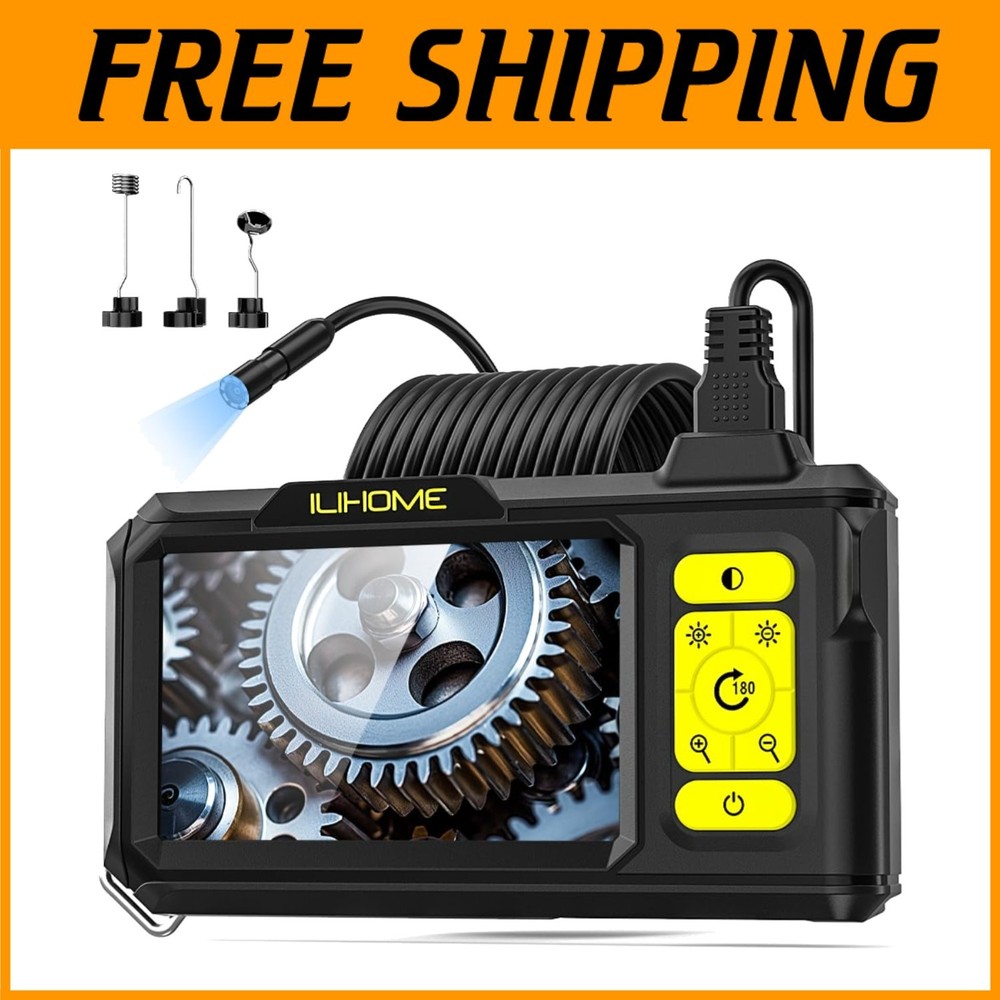 Endoscope Camera with 8 LED Lights