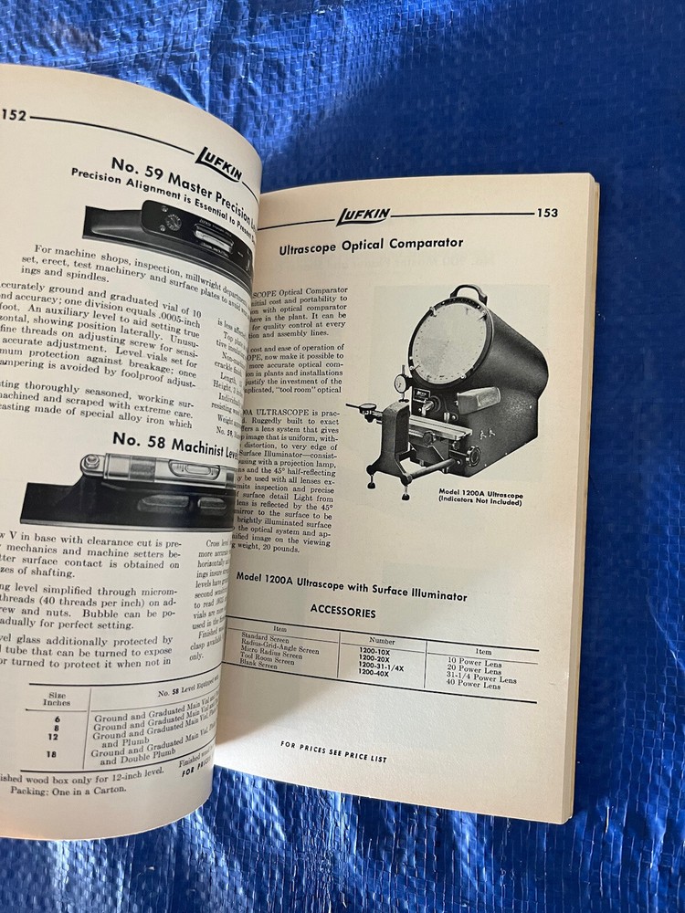 1960’s Lufkin Precision Tools Catalog No. 9