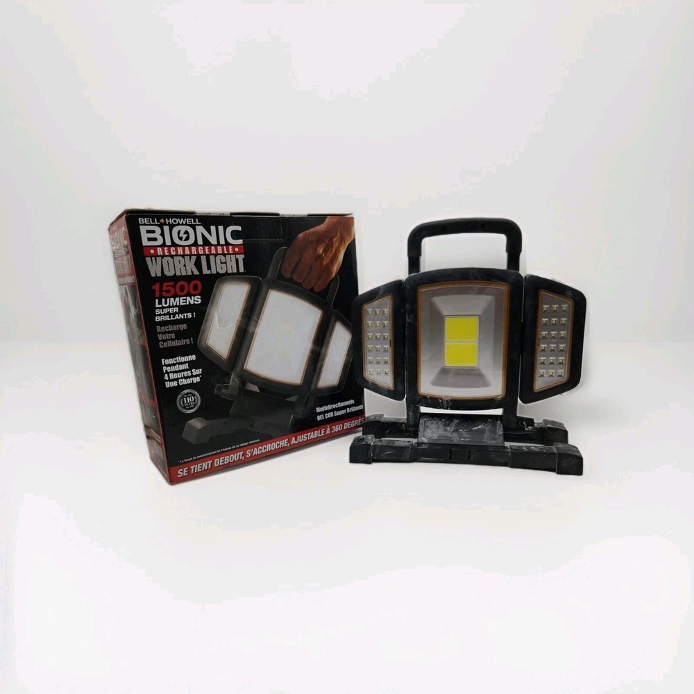 Bionic Rechargeable Work Light - 1500 Lumens - Used.                          98