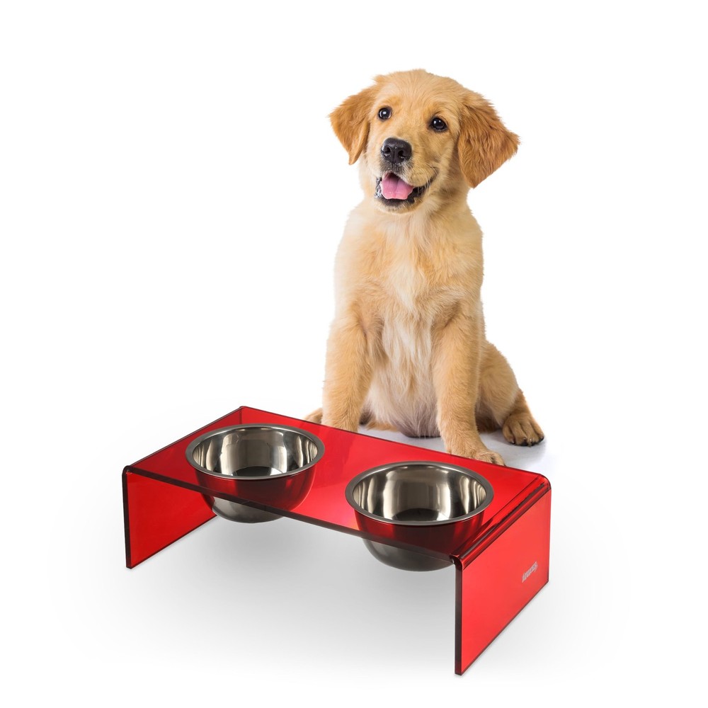LICKER Store DBL2000H Keaton 5" Small/Medium Modern Acrylic Rectangular Elevated