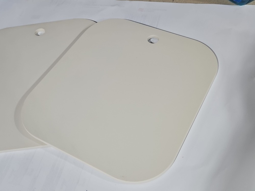 RV Camper Sink Cover Cutting Board 13 5/16" x 14 3/4" x 3/8" BISQUE Lot Of 2