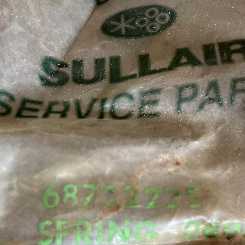 NOS Sullair OEM Spring 68722225
