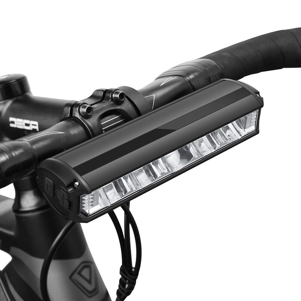 Super Bright LED Bike Light USB Rechargeable Bicycle Front Headlight Flashlight
