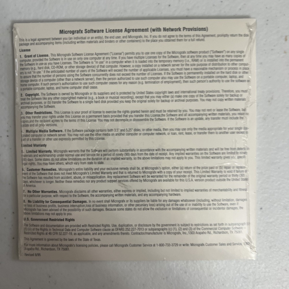 MICROGRAFX American Greetings CreataCard SE Windows Software Sealed New