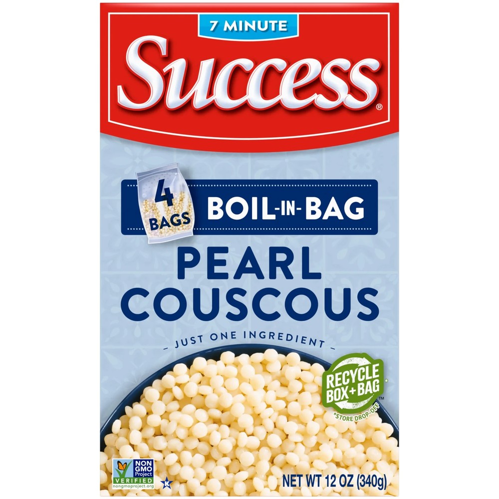 SUCCESS PEARL INSTANT COUSCOUS 6 BOXES 12OZ PER BOX